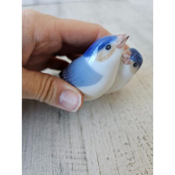 B&g 1189 Bird couple pair Sparrow vintage figurine Bing Denmark statue - Picture 6 of 8